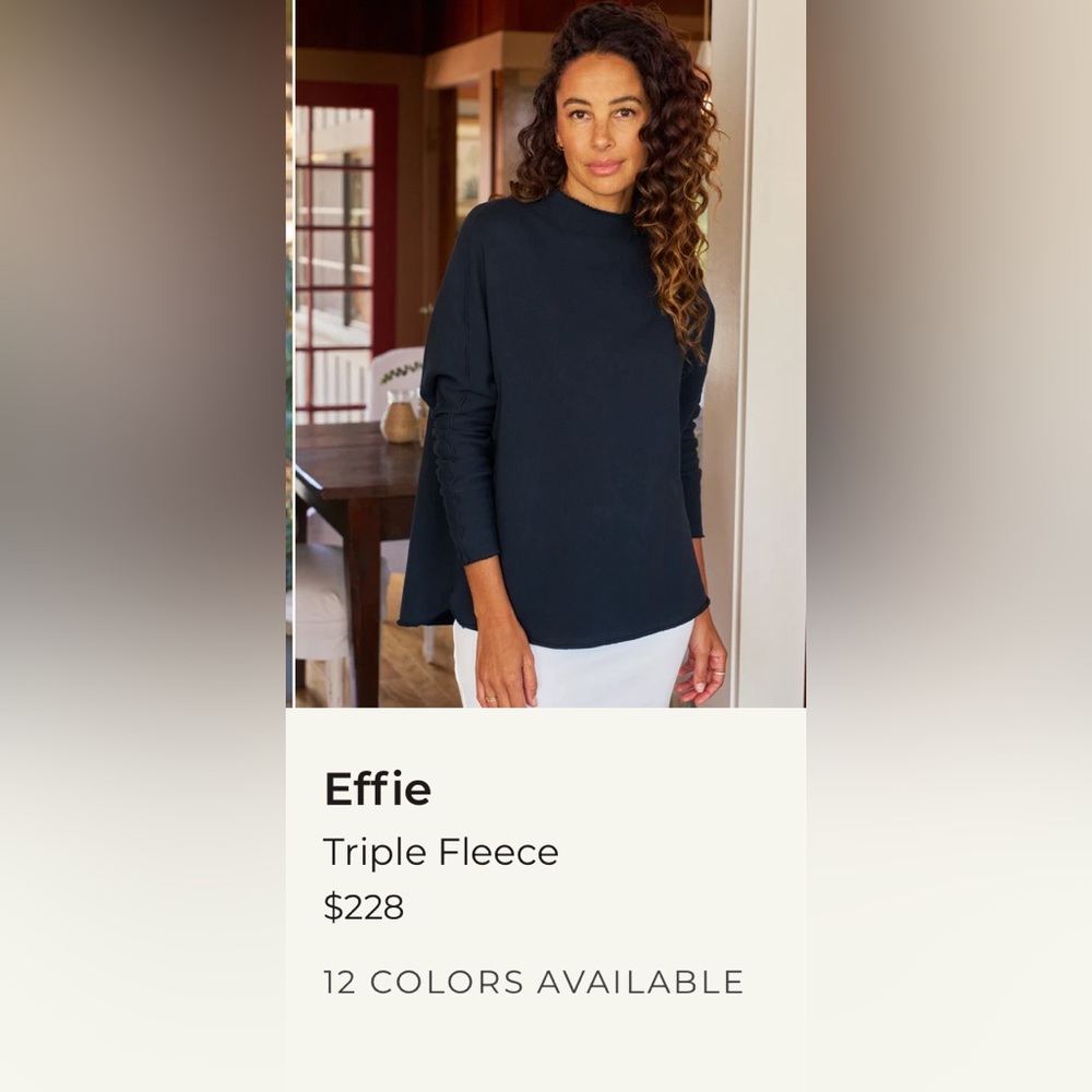 Frank and Eileen Effie Top, Size Med